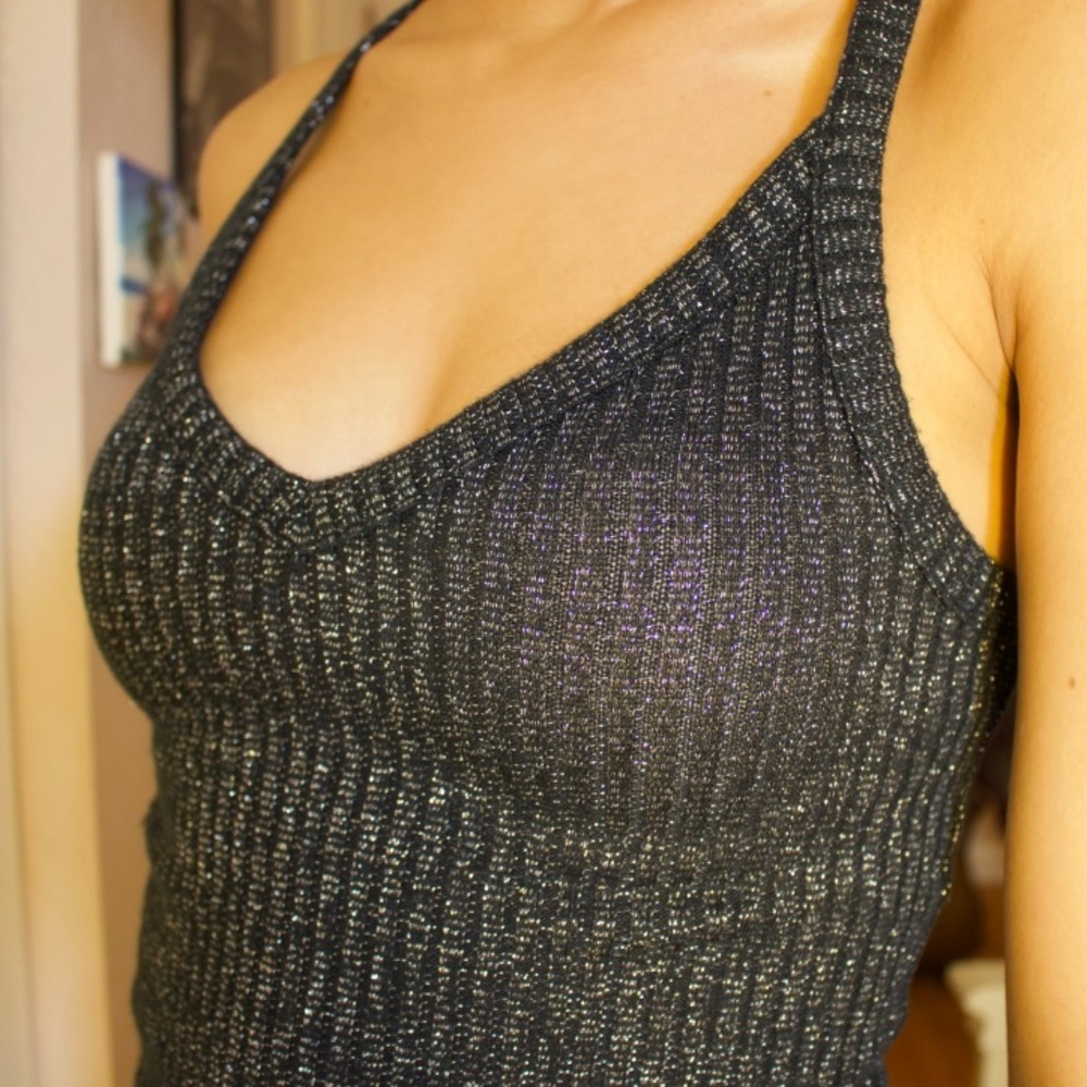 Black Sparkly Tank